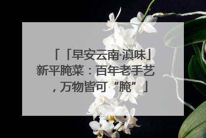 「早安云南·滇味」新平腌菜：百年老手艺，万物皆可“腌”
