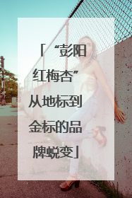 “彭阳红梅杏”从地标到金标的品牌蜕变