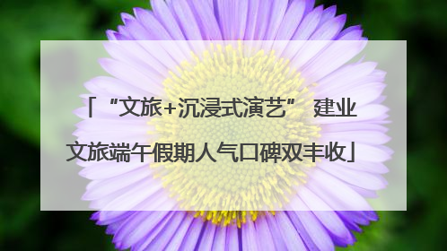 “文旅+沉浸式演艺” 建业文旅端午假期人气口碑双丰收