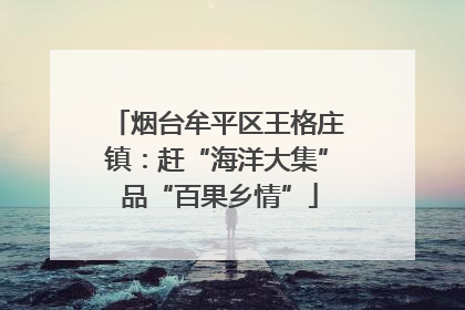 烟台牟平区王格庄镇：赶“海洋大集” 品“百果乡情”