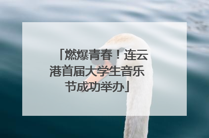 燃爆青春！连云港首届大学生音乐节成功举办