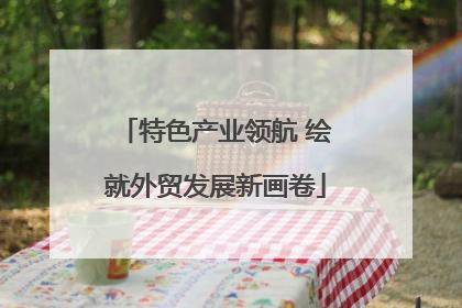 特色产业领航 绘就外贸发展新画卷