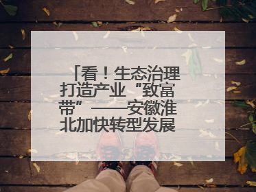 看！生态治理打造产业“致富带”——安徽淮北加快转型发展助力乡村振兴