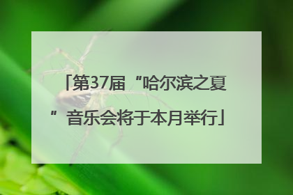 第37届“哈尔滨之夏”音乐会将于本月举行
