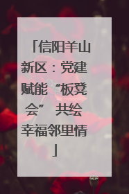 信阳羊山新区：党建赋能“板凳会” 共绘幸福邻里情