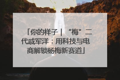 你的样子｜“梅”二代戚军洋：用科技与电商解锁杨梅新赛道