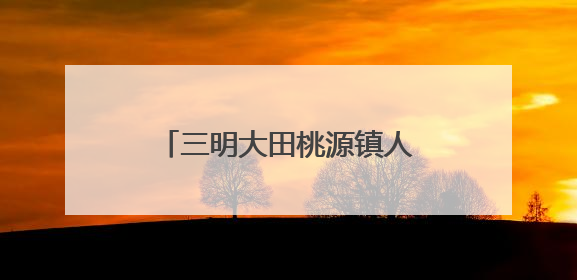 三明大田桃源镇人大：推动河流治理，筑牢生态屏障
