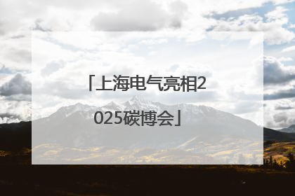 上海电气亮相2025碳博会