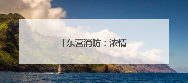 东营消防：浓情端午 粽叶飘香