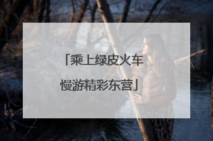 乘上绿皮火车 慢游精彩东营