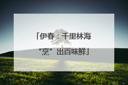 伊春：千里林海“烹”出百味鲜