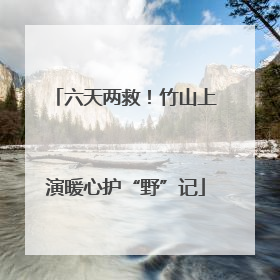 六天两救！竹山上演暖心护“野”记