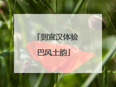 到宣汉体验巴风土韵
