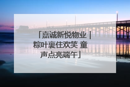嘉诚新悦物业｜粽叶裹住欢笑 童声点亮端午