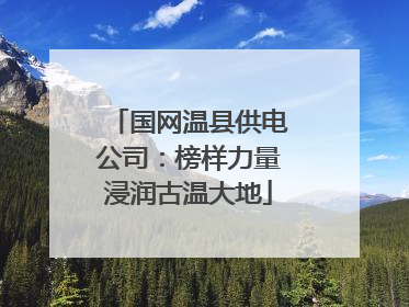 国网温县供电公司：榜样力量浸润古温大地