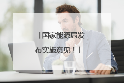国家能源局发布实施意见！