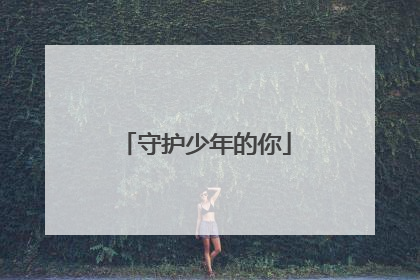守护少年的你