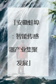 安徽蚌埠：智能传感器产业集聚发展