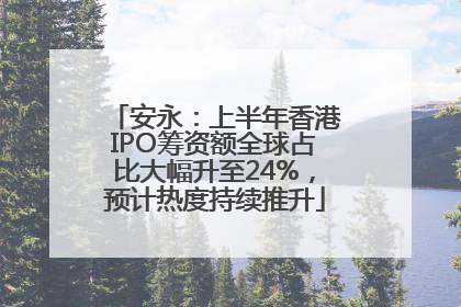 安永：上半年香港IPO筹资额全球占比大幅升至24%，预计热度持续推升