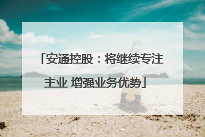 安通控股：将继续专注主业 增强业务优势