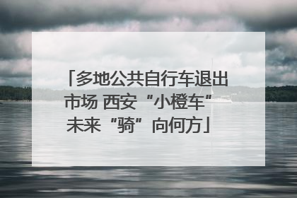 多地公共自行车退出市场 西安“小橙车”未来“骑”向何方