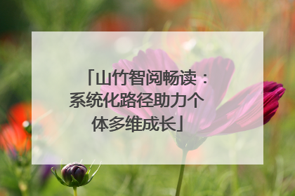 山竹智阅畅读：系统化路径助力个体多维成长