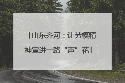山东齐河：让劳模精神宣讲一路“声”花
