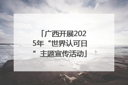 广西开展2025年“世界认可日”主题宣传活动