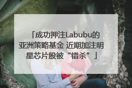成功押注Labubu的亚洲策略基金 近期加注明星芯片股被“错杀”