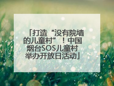 打造“没有院墙的儿童村”！中国烟台SOS儿童村举办开放日活动