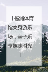 杨浦体育馆变身游乐场，亲子乐享趣味时光