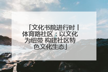 文化书院进行时丨体育路社区：以文化为纽带 构建社区特色文化生态
