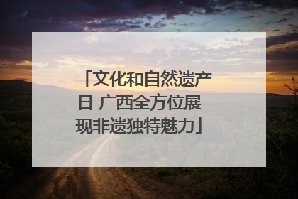 文化和自然遗产日 广西全方位展现非遗独特魅力
