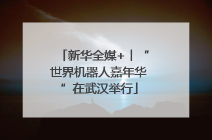 新华全媒+丨“世界机器人嘉年华”在武汉举行
