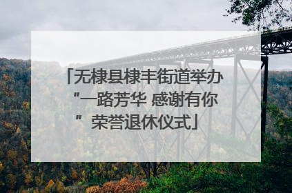 无棣县棣丰街道举办“一路芳华 感谢有你”荣誉退休仪式