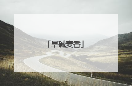 旱碱麦香