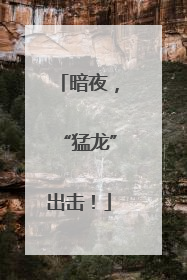 暗夜，“猛龙”出击！