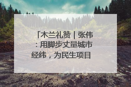 木兰礼赞｜张伟：用脚步丈量城市经纬，为民生项目按下“加速键”