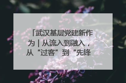 武汉基层党建新作为｜从流入到融入，从“过客”到“先锋” 武汉为流动党员筑起温暖之家