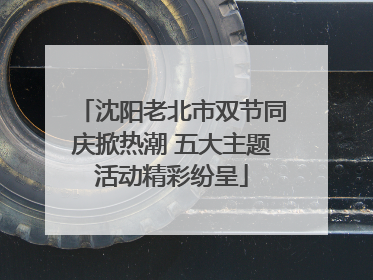 沈阳老北市双节同庆掀热潮 五大主题活动精彩纷呈