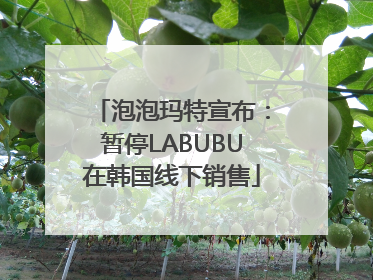泡泡玛特宣布：暂停LABUBU在韩国线下销售