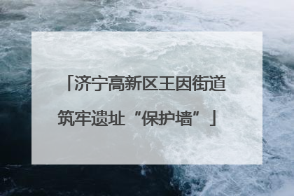 济宁高新区王因街道筑牢遗址“保护墙”