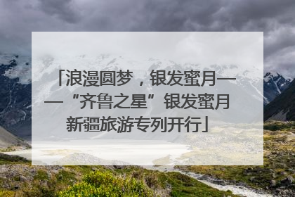 浪漫圆梦，银发蜜月——“齐鲁之星”银发蜜月新疆旅游专列开行