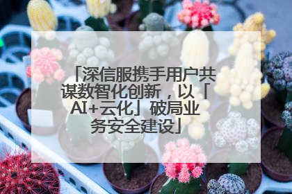 深信服携手用户共谋数智化创新，以「AI+云化」破局业务安全建设