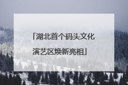 湖北首个码头文化演艺区焕新亮相