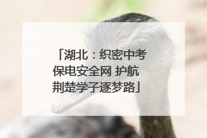 湖北：织密中考保电安全网 护航荆楚学子逐梦路