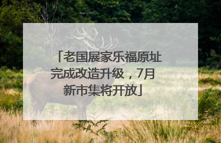 老国展家乐福原址完成改造升级，7月新市集将开放