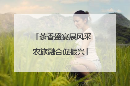 茶香盛宴展风采 农旅融合促振兴