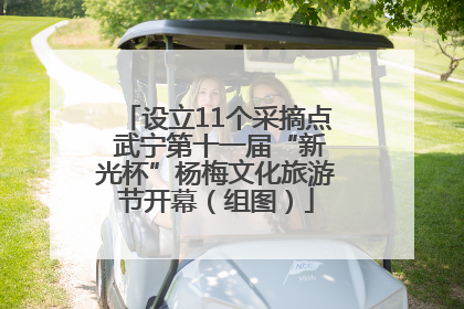 设立11个采摘点 武宁第十一届“新光杯”杨梅文化旅游节开幕（组图）