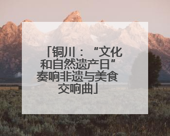 铜川：“文化和自然遗产日”奏响非遗与美食交响曲